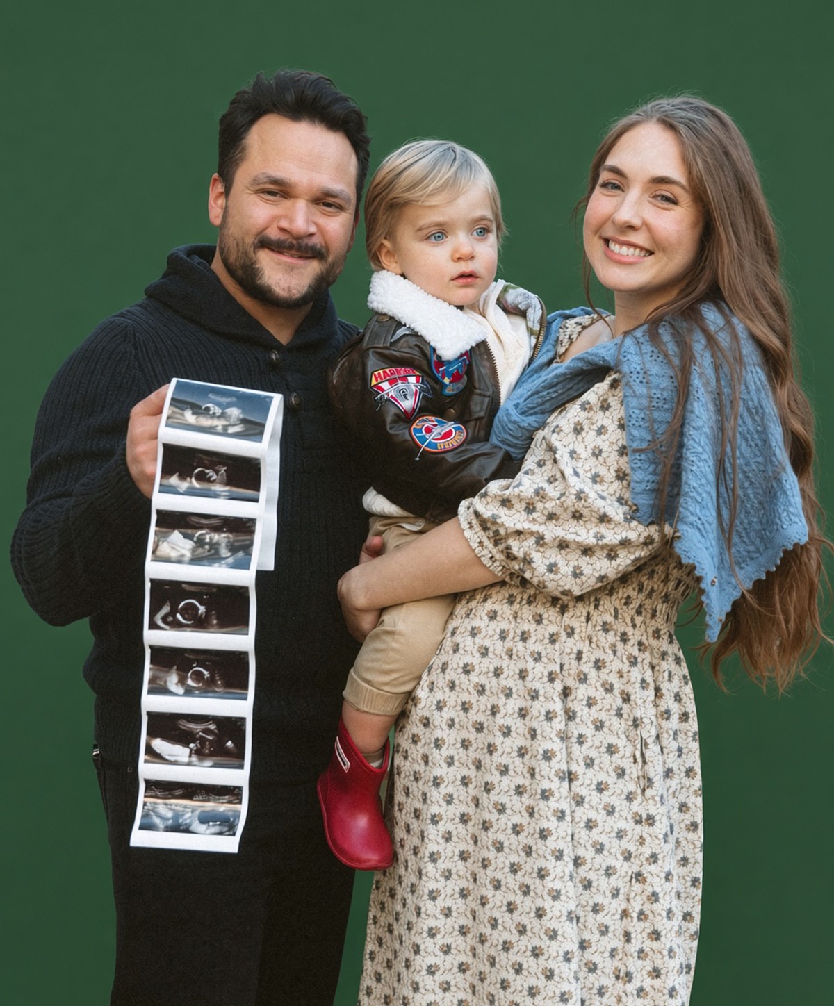 John Slagboom with his family